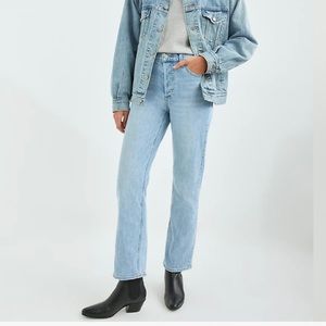 Denim Forum arlo high rise straight!